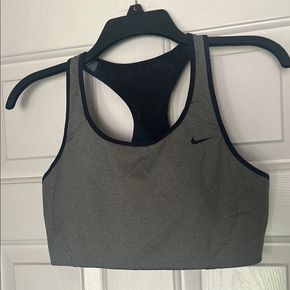 Nike Dri Fit Gray Sports Bra XL